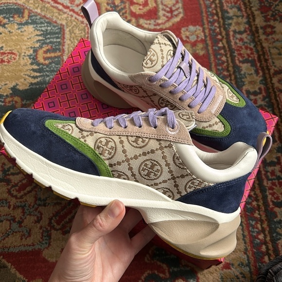 Tory Burch T Monogram Good Luck Trainer - Picture 9 of 16